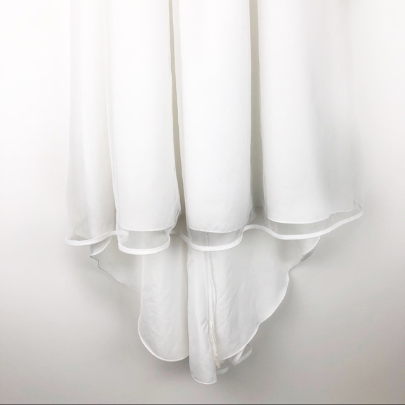 Alfred Angelo Beaded With Train Flower Girl Dress - Picture 4 of 15